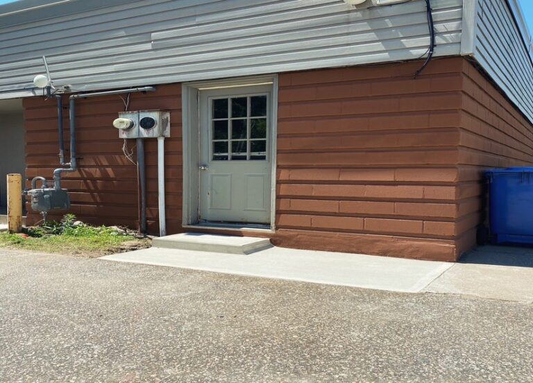 New Concrete Pad, Sidewalks, and Steps at a Local Daycare