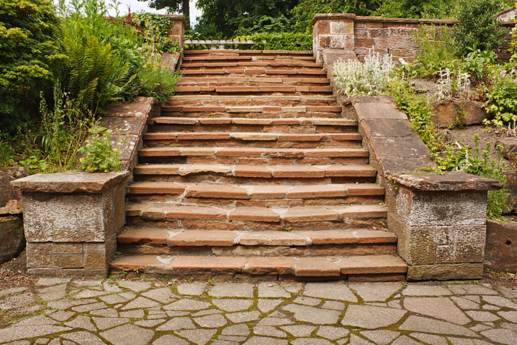 outdoor steps