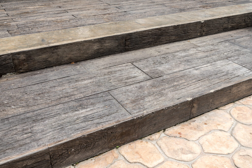 Stamped Concrete Steps